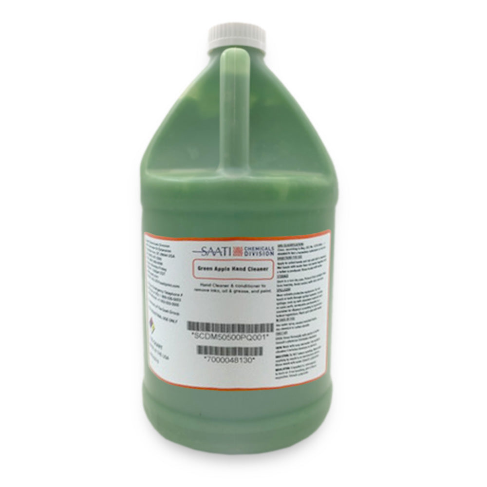 Nettoyant mains au parfum pomme verte, grain fin