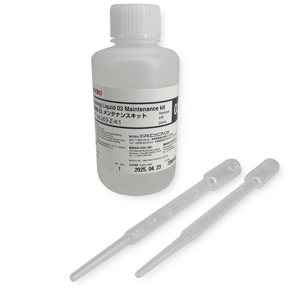 Kit d'entretien Mimaki Washing Liquid 03