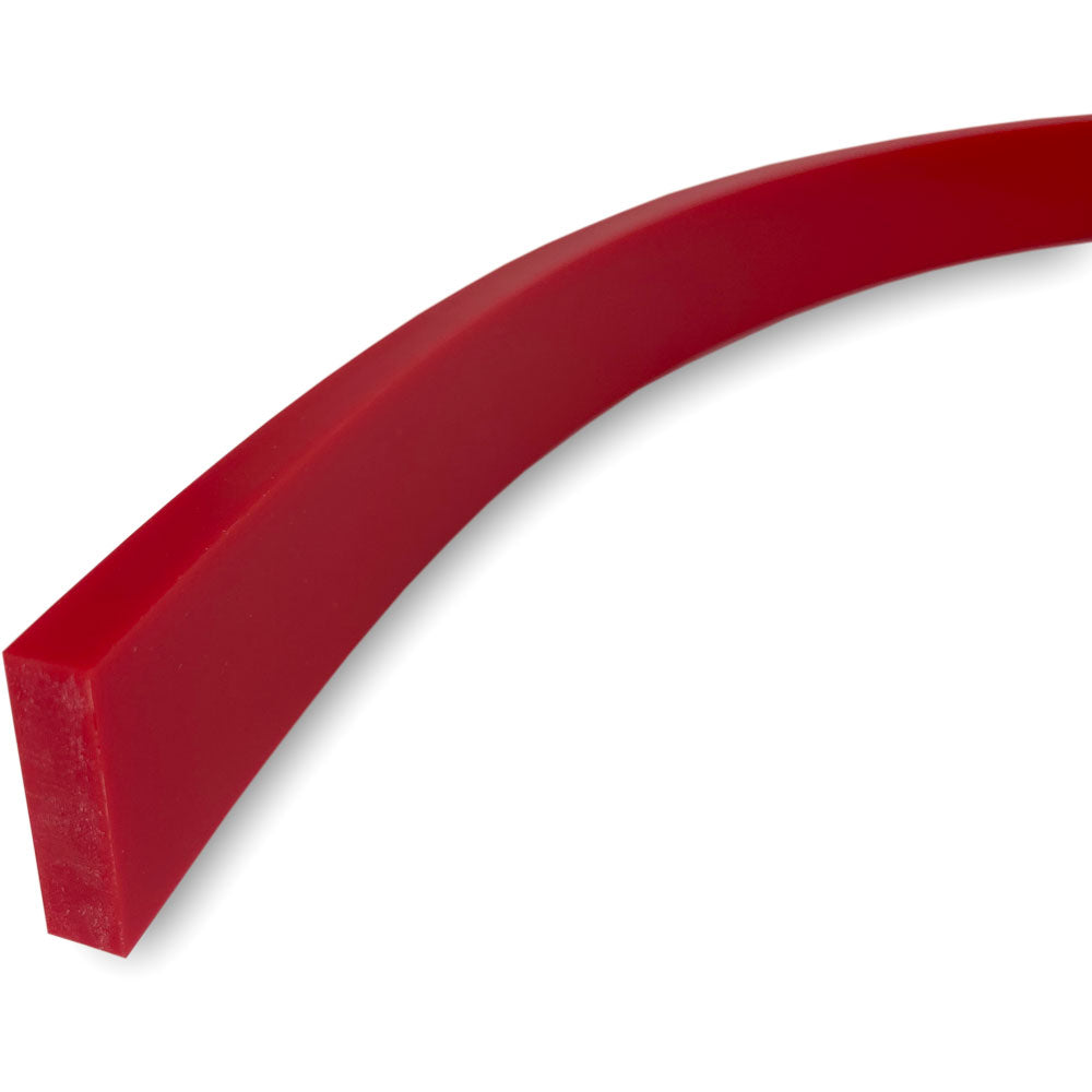Lame de raclette rouge 8x30mm 80 duromètres pour ligne M&R Copperhead