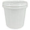 Seau en plastique robuste avec couvercle pour encres plastisol