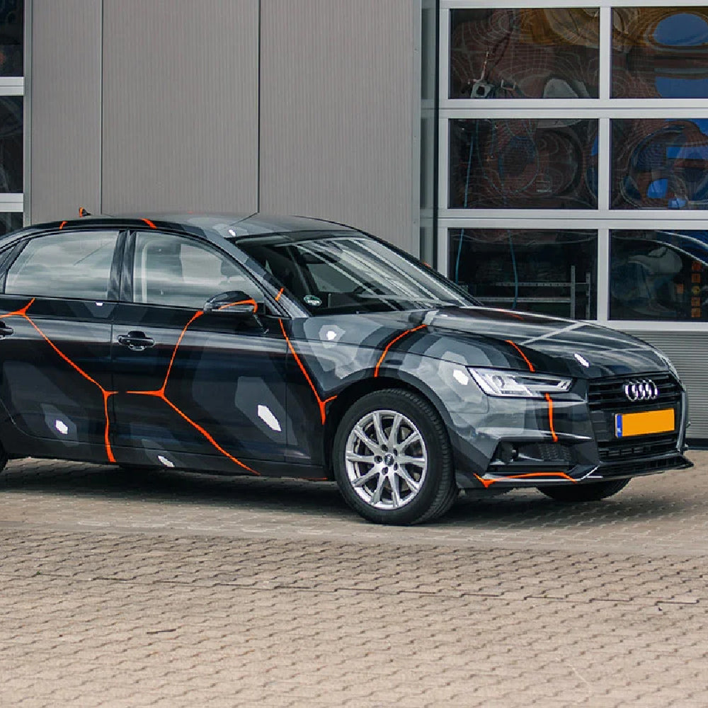 Arlon SLX+ Gloss White Vehicle Vinyl - (Light Grey Removable/Repositionable Adhesive)
