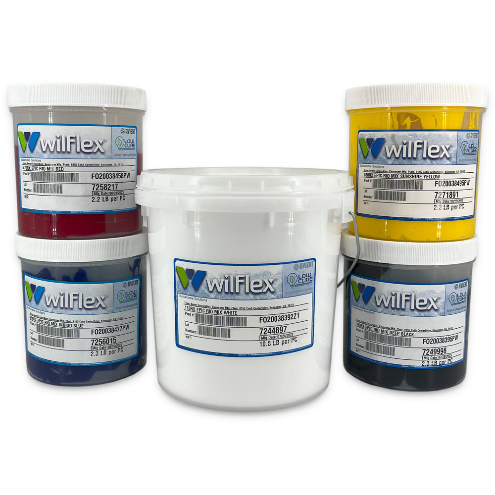 Kit d'échantillons du système de mélange d'encre Wilflex Epic Rio