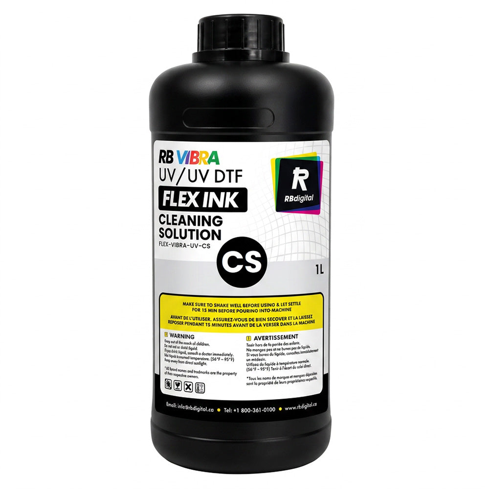 RB Vibra UV DTF Flex Ink Cleaning Solution
