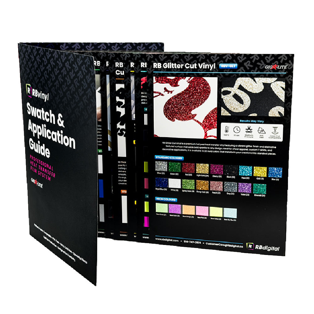 Nuancier et guide d'application RB Vinyl