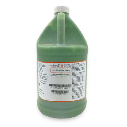 Nettoyant mains au parfum pomme verte, grain fin