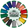 Les 390 couleurs de fil à broder 100 % polyester ISACORD 40 KS 5000M