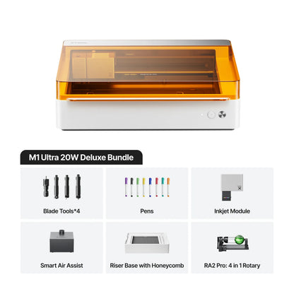 xTool M1 Ultra (20W Desktop Diode Laser Engraver/Cutter, Plus 4-in-1 Craft Machine)