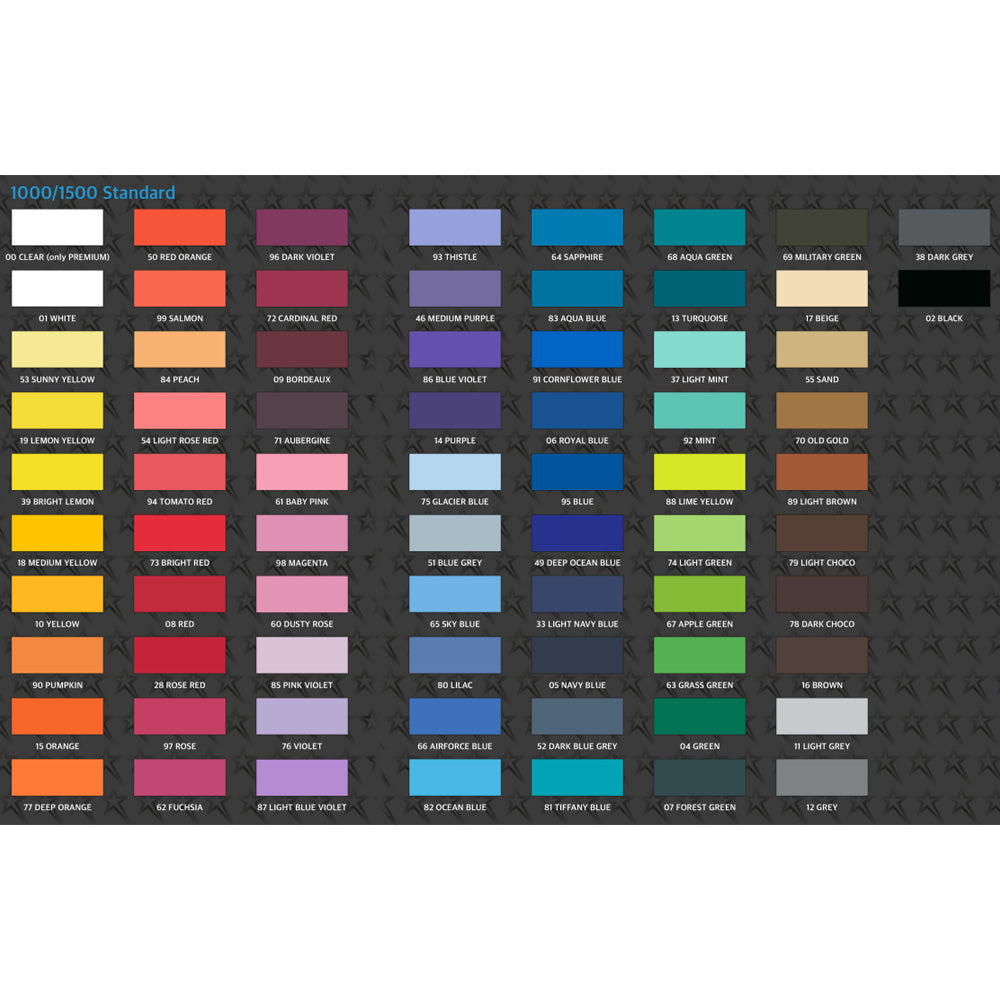Vinyle découpé RB Premium – Couleurs standard