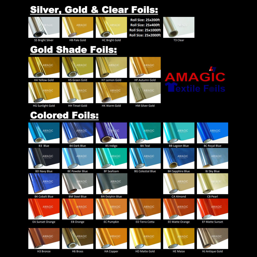 Presse à chaud Amagic Textile, feuille métallique pour sérigraphie