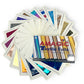 Échantillon de livre de feuilles de presse à chaud textiles Amagic pour sérigraphie