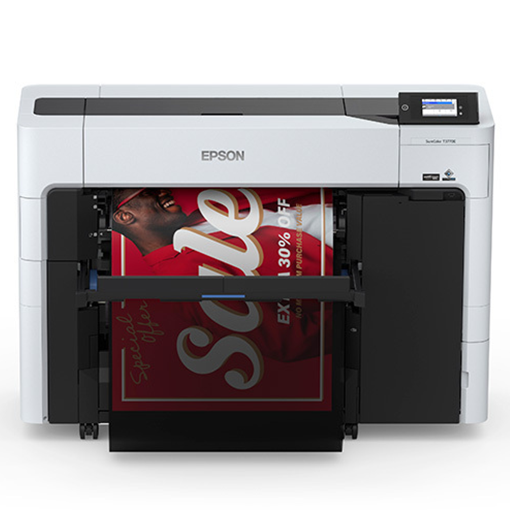 Imprimante Epson SureColor T3770E à sortie film 24 pouces, un seul rouleau