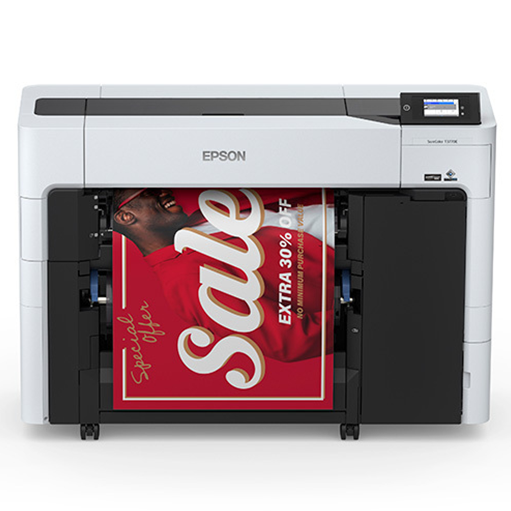 Imprimante Epson SureColor T3770E à sortie film 24 pouces, un seul rouleau
