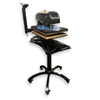 Presse à chaud électrique Toyoda Falcon à dégagement automatique 16” x 20” pivotante/extensible avec lasers et support