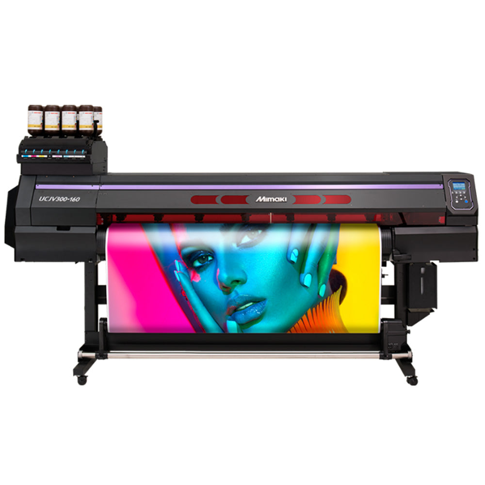 Imprimante et découpeuse jet d'encre grand format UV LED rouleau à rouleau série Mimaki UCJV300