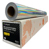 Vinyle Imprimable Holographique Arc-en-ciel RB Luma 4mil (Adhésif Permanent Transparent, Évacuation de l'Air)