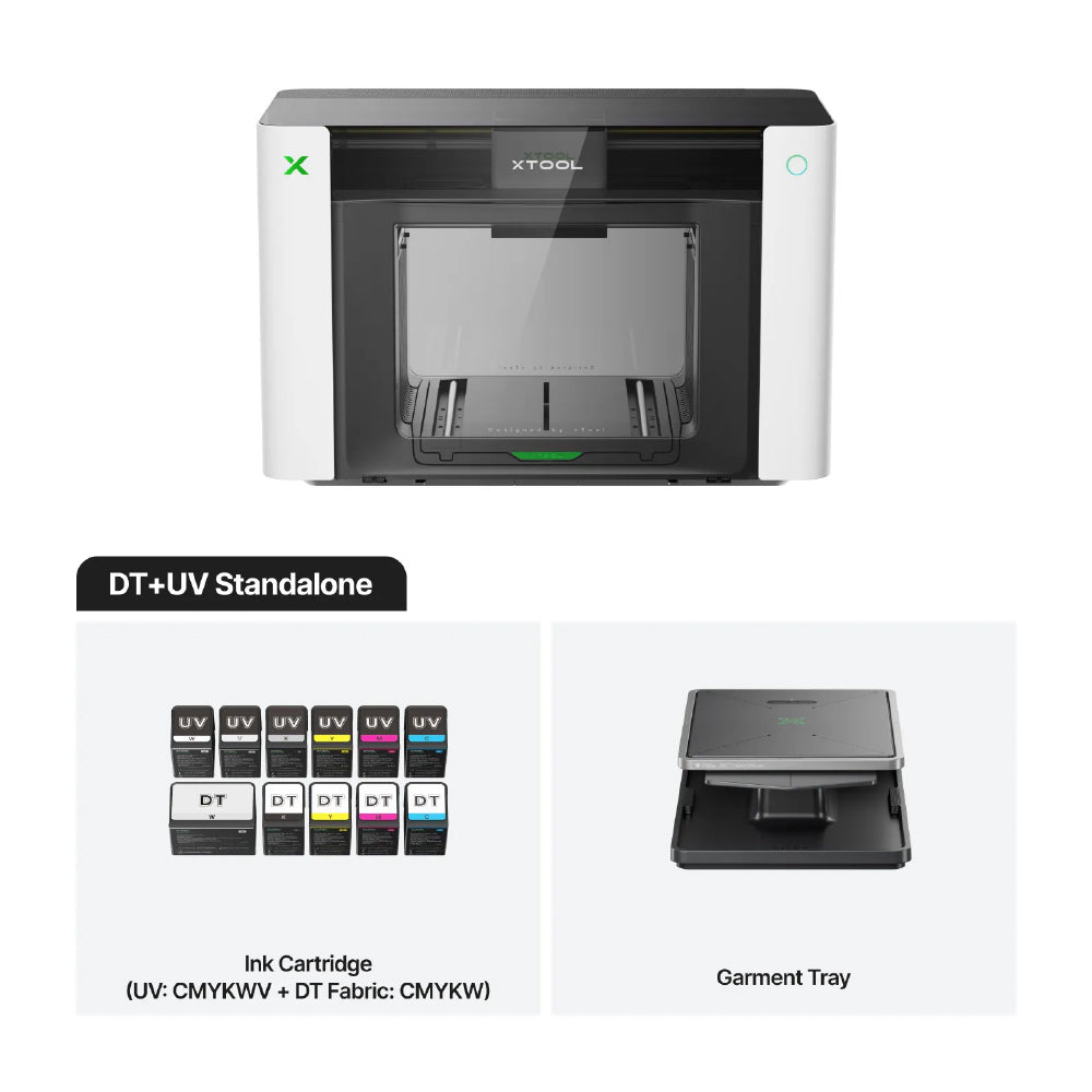 xTool O1 Omni Printer (UV, UV DTF, DTG and Direct-to-Fabric Printing in One)
