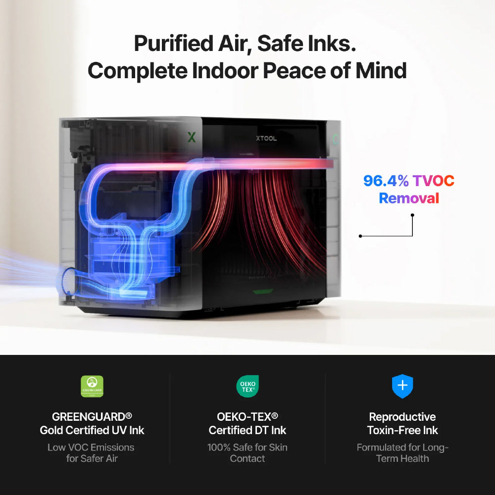 xTool O1 Omni Printer (UV, UV DTF, DTG and Direct-to-Fabric Printing in One)