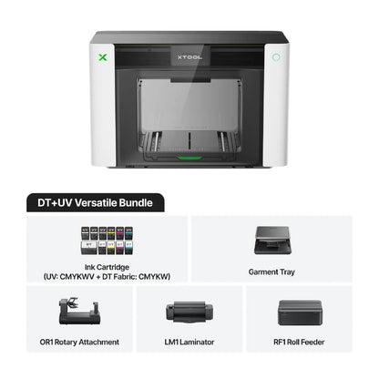 xTool O1 Omni Printer (UV, UV DTF, DTG and Direct-to-Fabric Printing in One)