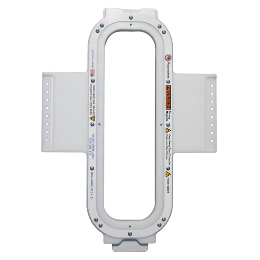 Mighty Hoop – 12" x 3.25" (Sleeve) Magnetic Embroidery Frame (For Tajima)