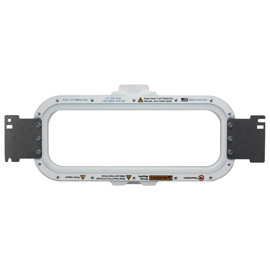 Mighty Hoop – 4.25" x 13" (Horizontal) Magnetic Embroidery Frame (For Tajima)