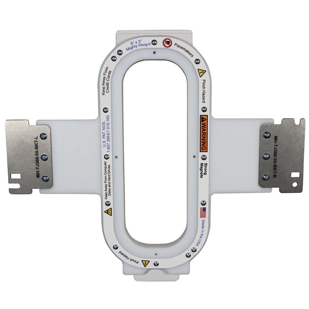 Mighty Hoop – 9" x 3" Magnetic Embroidery Frame (For Tajima)