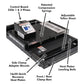 Sécheur et presse à chaud en ligne Stampinator pour presses automatiques de sérigraphie